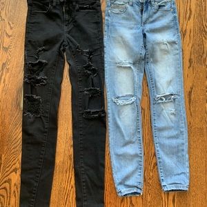 Girl’s/woman’s size 00 ripped jeans